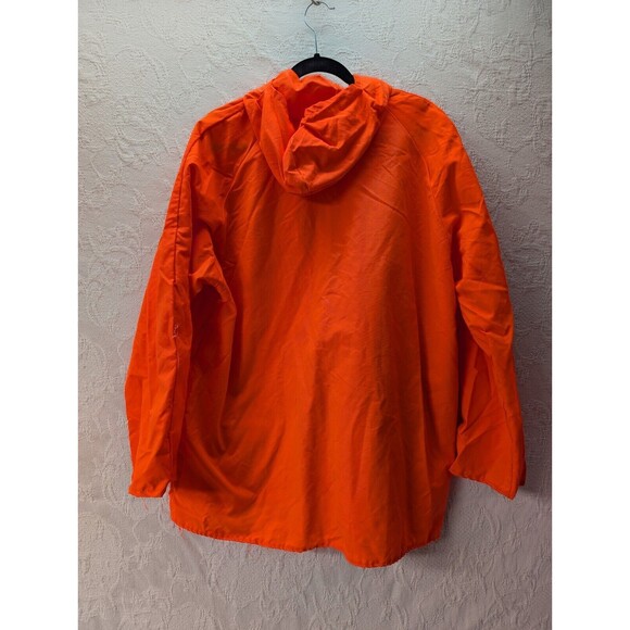 Vintage 1960s Bullseye Bill Mens XL Fluorescent Hunting Jacket Water Resistant - Picture 2 of 9